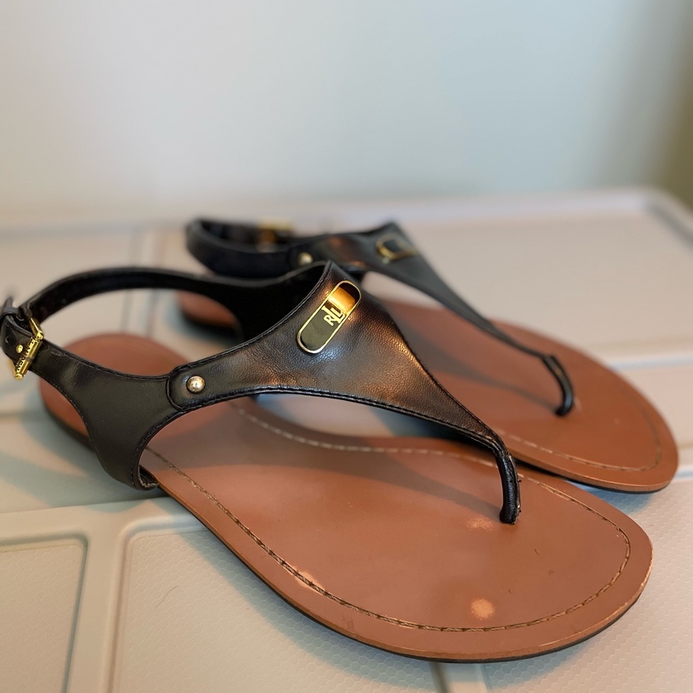 Black Ralph Lauren sandals